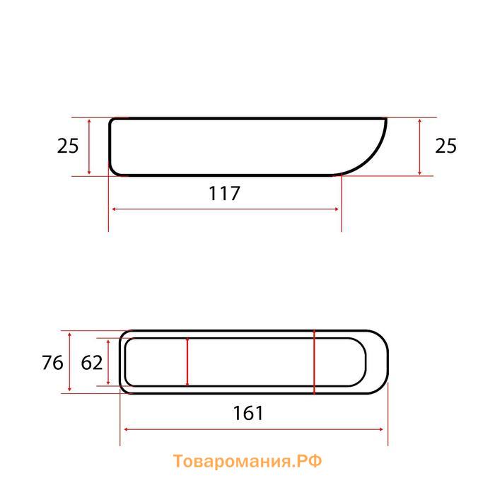 Сани волокуши PolimerList Средние СВП-160М, 168х75х23 см, обвязка, дышло