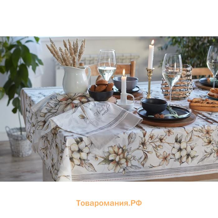 Полотенце "" Floral mood 40х73 см, 100% хл, репс 210 гр/м2