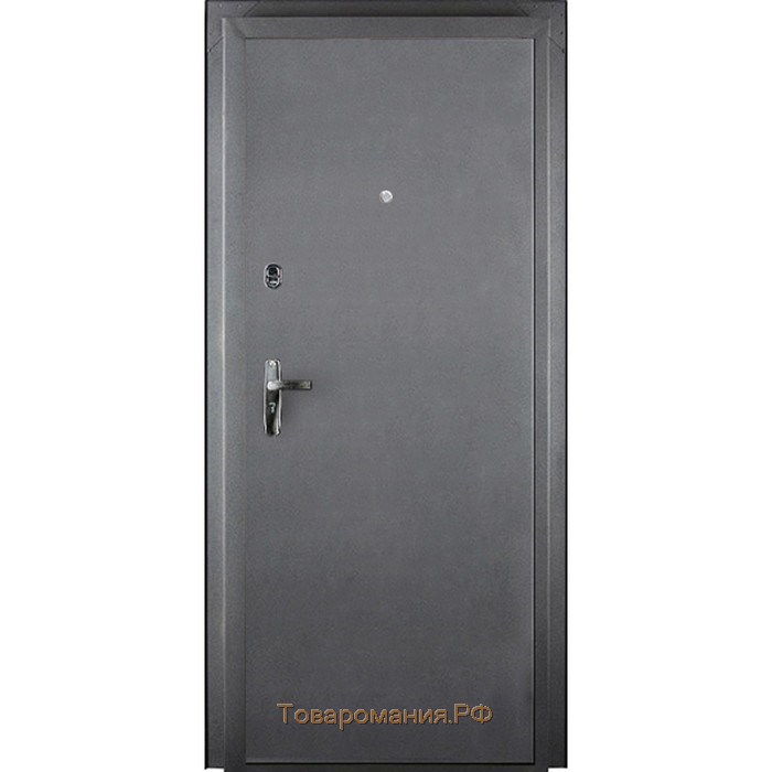 Входная дверь «ДОРЭКО 6», 2050 × 950 мм, левая, цвет антик серебряный