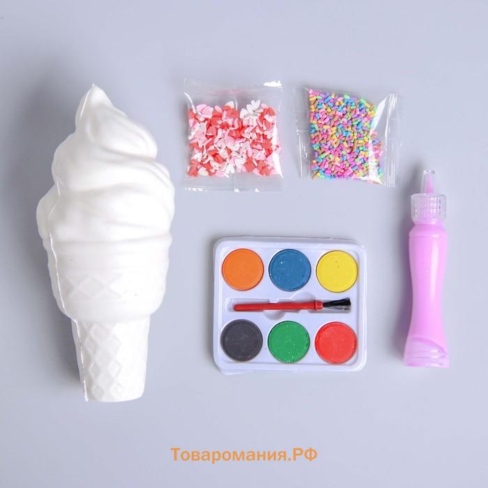 Набор для опытов «Создай свой сквиш», Мороженка, декорируй мялку-антистресс