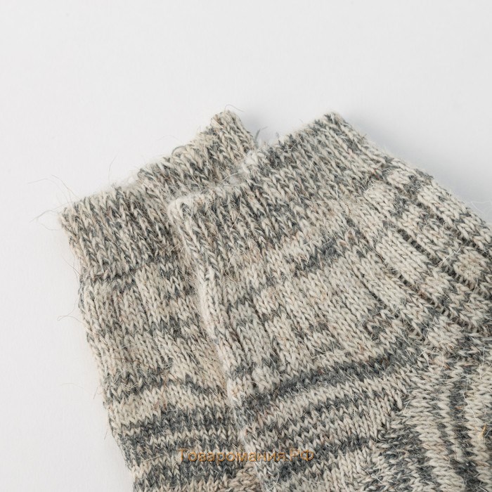 Носки женские шерстяные укороченные Collorista, цвет тёмно--серый, размер 39-41 (27 см)