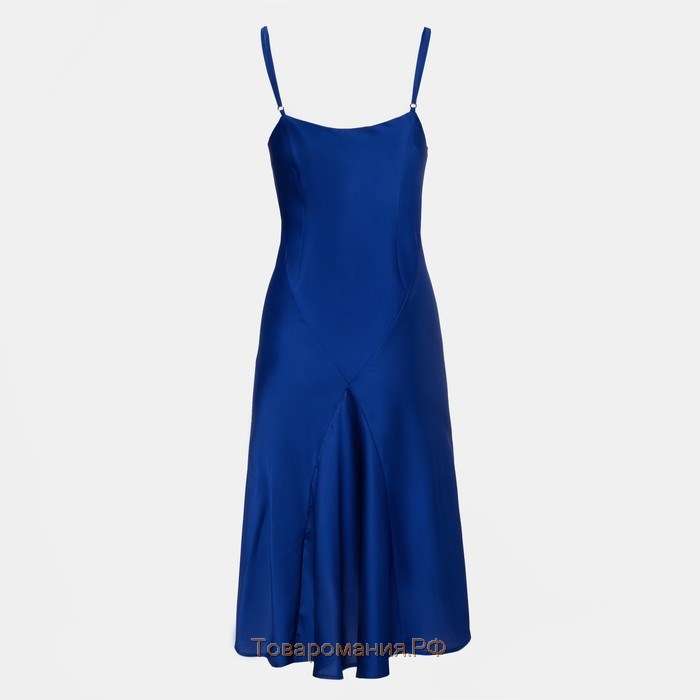 Платье женское MINAKU "Silk pleasure" цвет синий, р-р 48