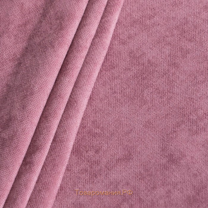 Комплект штор «Софт», размер 240 х 270 см - 2 шт, подхват - 2 шт , цвет розовый