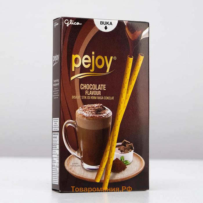 Шоколадные палочки Pejoy Chocolate с нежным кремом Шоколад, 32 г