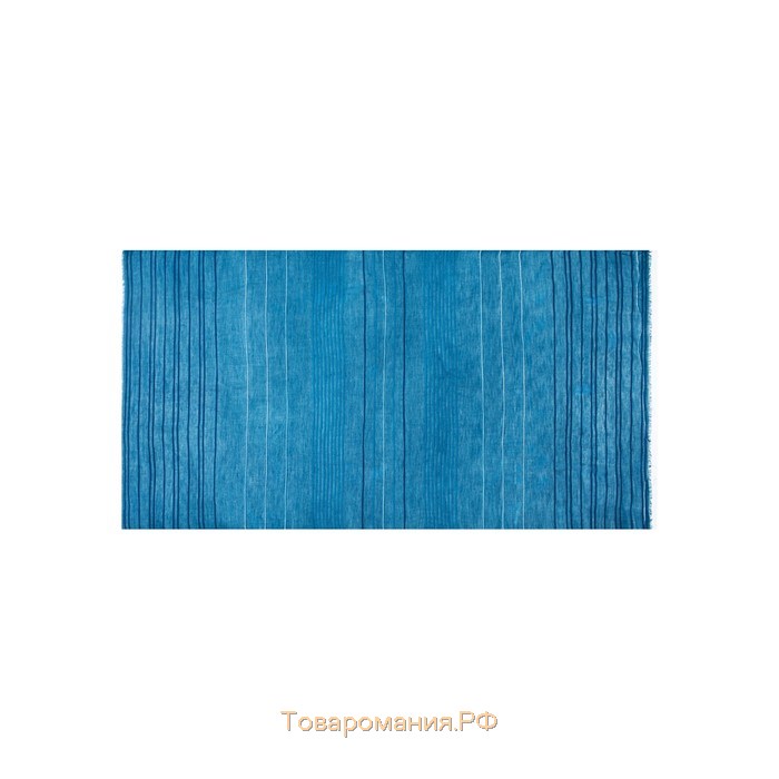 Палантин женский 90×200 см, синий