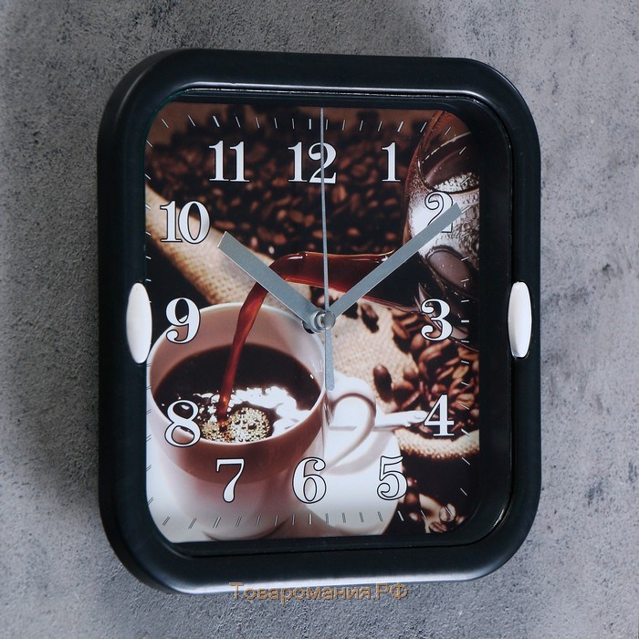 Часы настенные, серия: Кухня, "Зёрна",  плавный ход, d-18.5 см