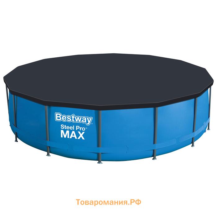 Бассейн каркасный Bestway Steel Pro MAX, 427×107 см, фильтр-насос, лестница, тент, 56950