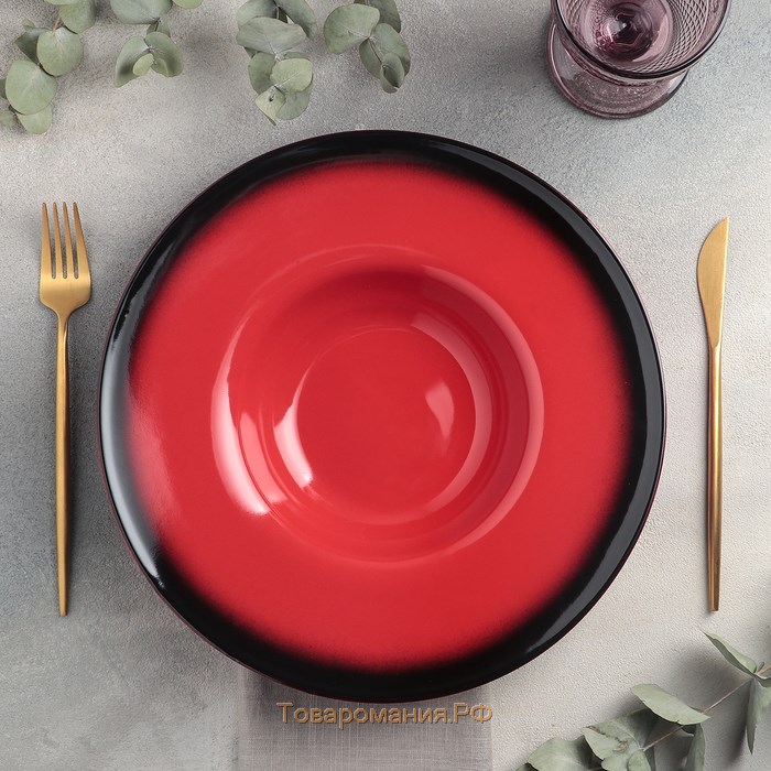 Тарелка для пасты Rosa rossa, 500 мл, d=31 см