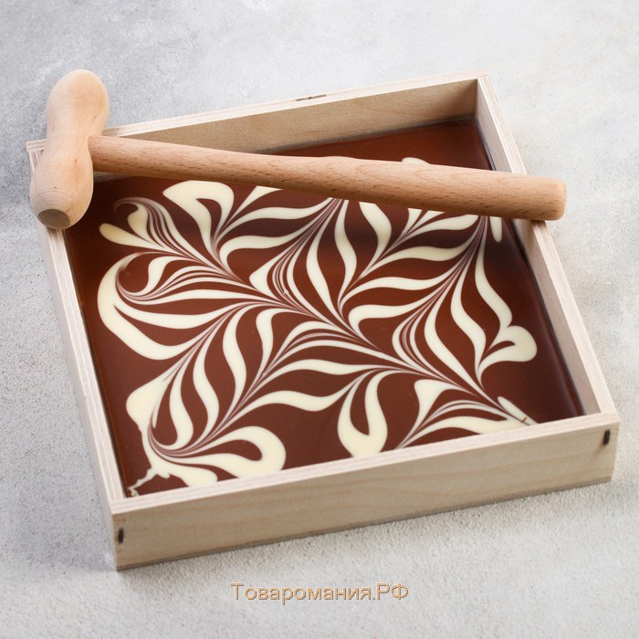 Подарочный набор «Шоколадная ломка»: молочный шоколад 400 г, молоток