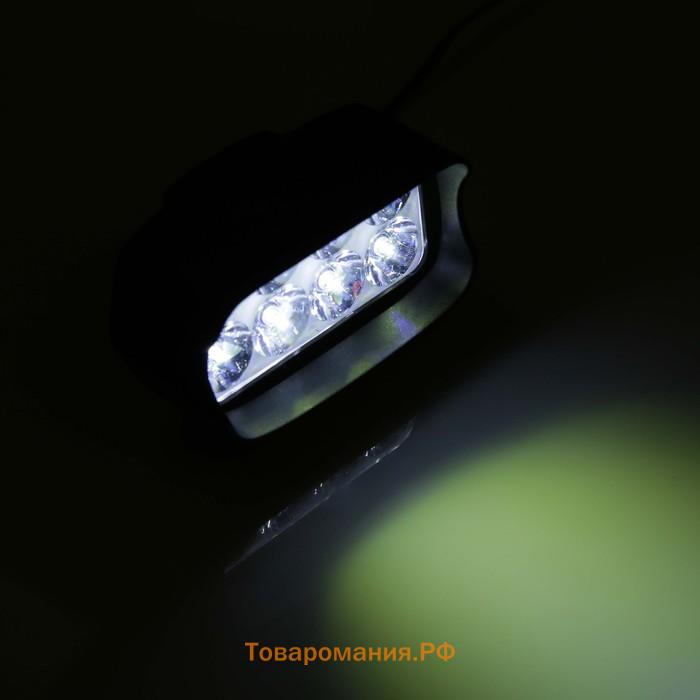 Фарасветодиоднаядлямототехники, 8LED,IP67, 8Вт,направленныйсвет