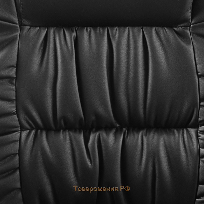 Кресло руководителя "Омега", экокожа, черное МК-06