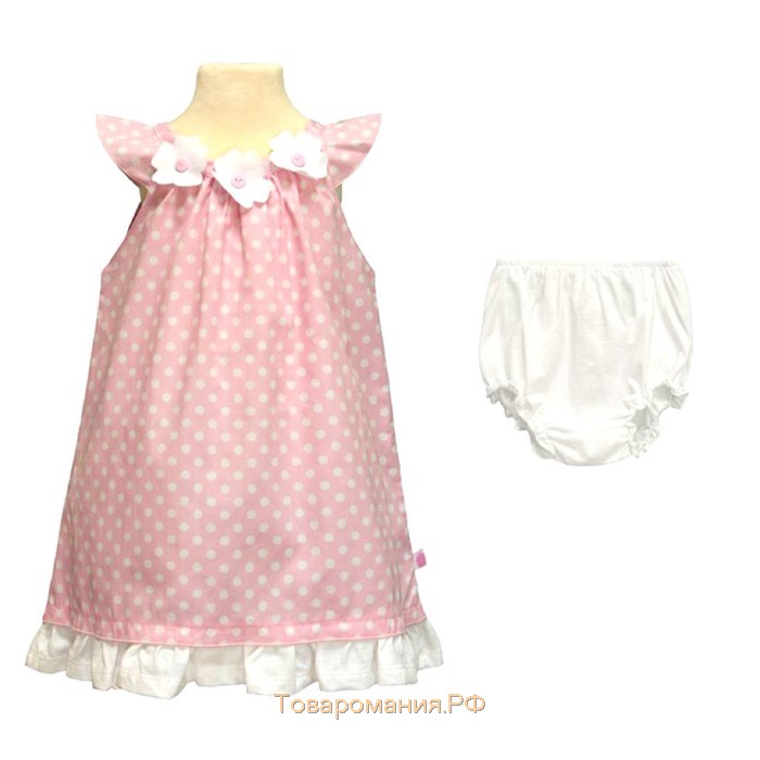 Платье для девочки, рост 86 см, цвет розовый
