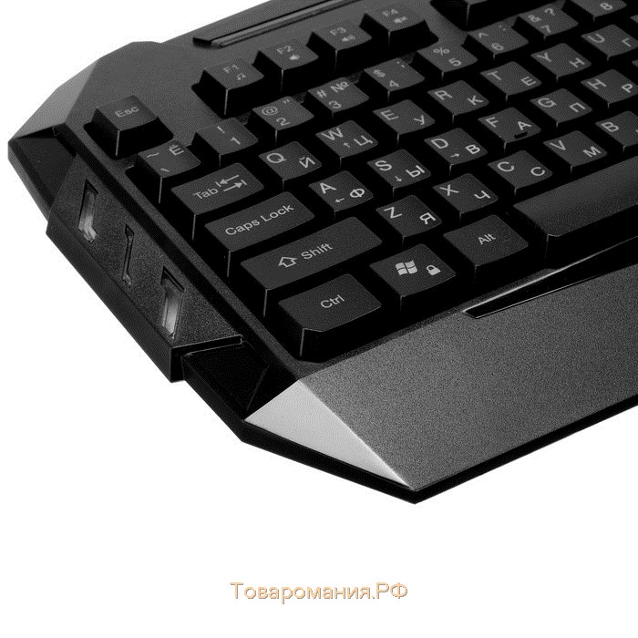 Клавиатура Smartbuy RUSH Interstellar 309, игровая, проводная, 104 клавиш, USB, черная