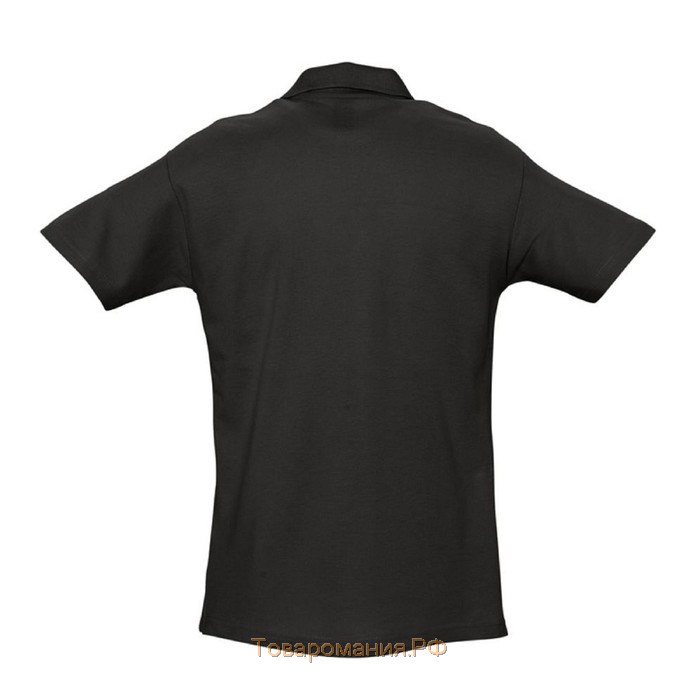 Рубашка поло мужская SPRING 210, размер S, цвет чёрный
