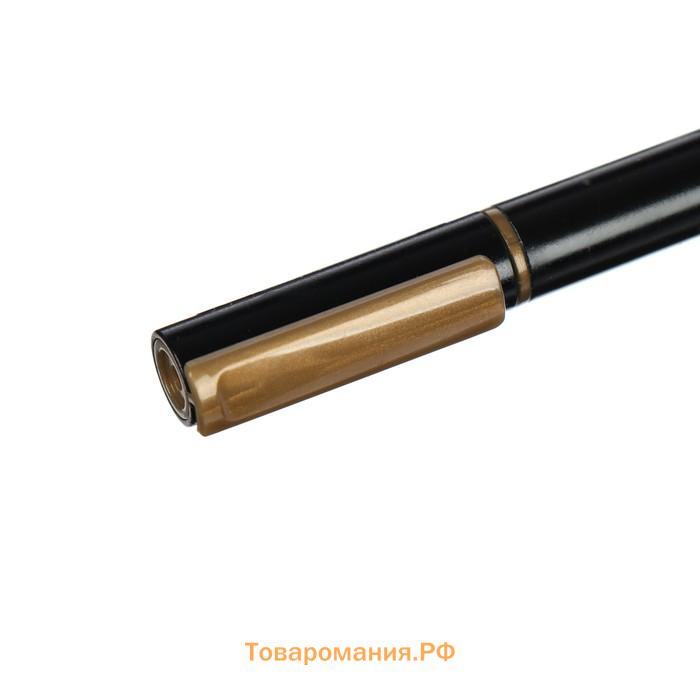 Ручка гелевая deVENTE My Gold, чёрные чернила, 0.5 мм, чёрный корпус