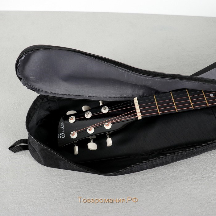 Чехол гитарный классический неутепленный, c 2 ремнями, объемные карманы