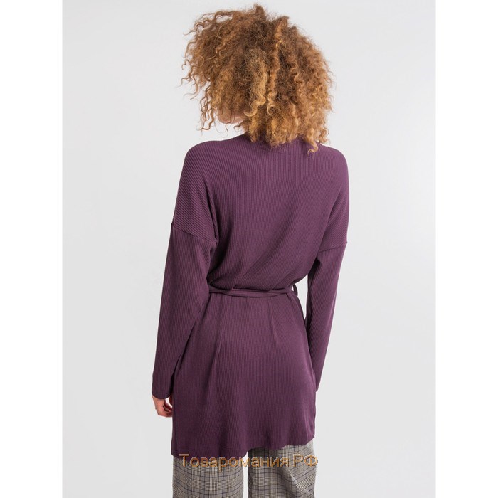 Кардиган женский, цвет фиолетовый, размер 50 (XL)