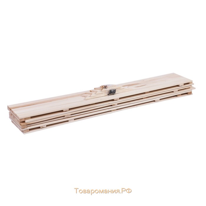 Песочница детская деревянная, без крышки, 150 × 150 × 30 см, с ящиком для игрушек, сосна, Greengo