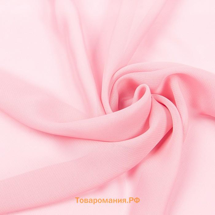 Платок текстильный женский, цвет нежно-розовый, размер 70х70