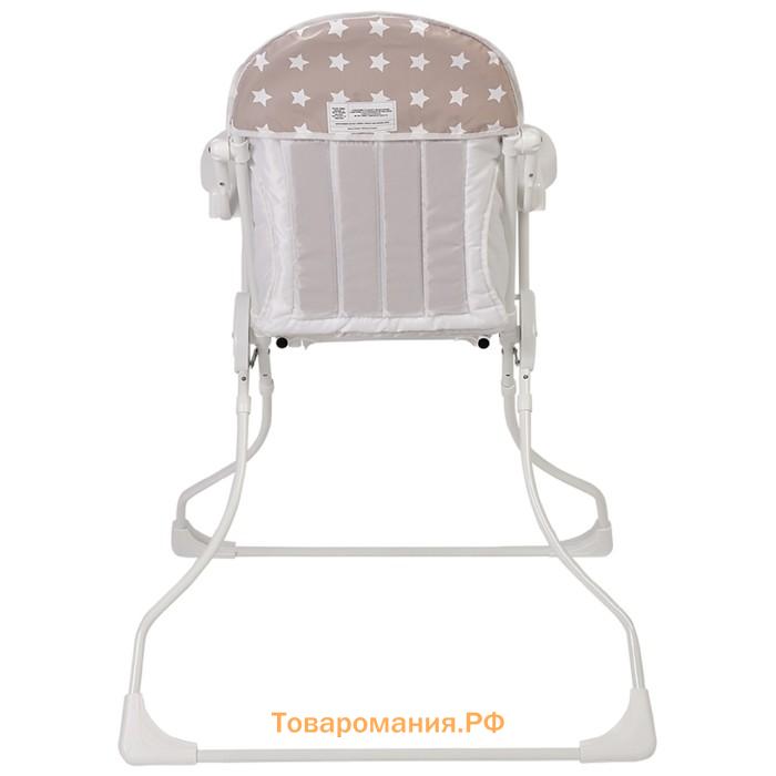 Стульчик для кормления Polini kids 152 «Звезды», макиато-белый