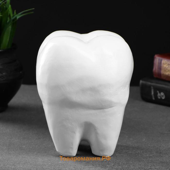 Копилка "Зуб" белый, 13х14х19см