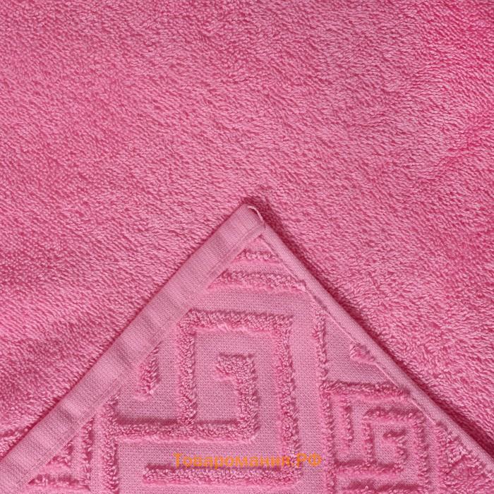 Полотенце махровое «Poseidon» 50х90, цвет розовый