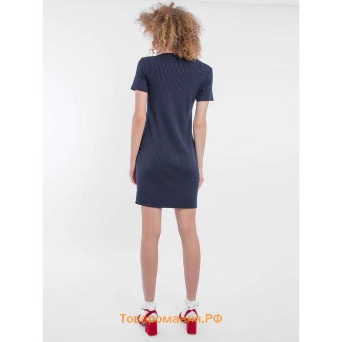 Платье женское, цвет тёмно-синий, размер 48 (L)