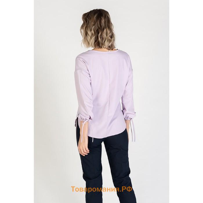 Блуза женская, размер 58, цвет сиреневый