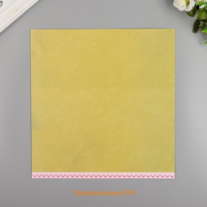 Бумага для скрапбукинга Dear Lizzy "Pink Lemonade" 30.5х30.5 см, 190 гр/м2