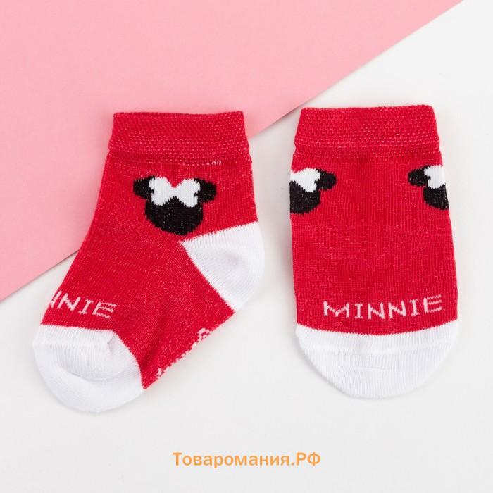 Набор носков "Minnie" Минни Маус, 2 пары, 12-14 см
