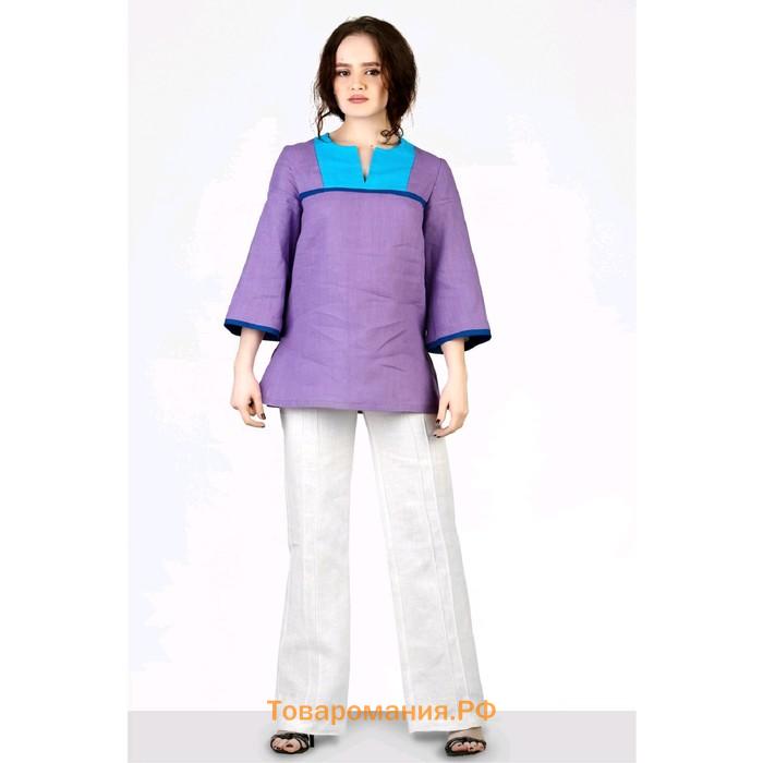 Блузка Setty's collection, размер 48, цвет фиолетовый
