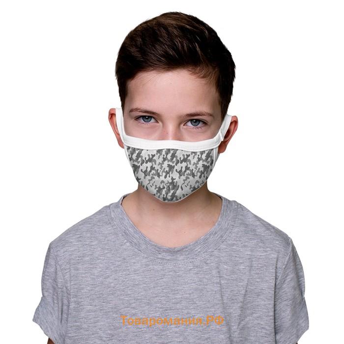 Многоразовая тканевая защитная маска, размер S