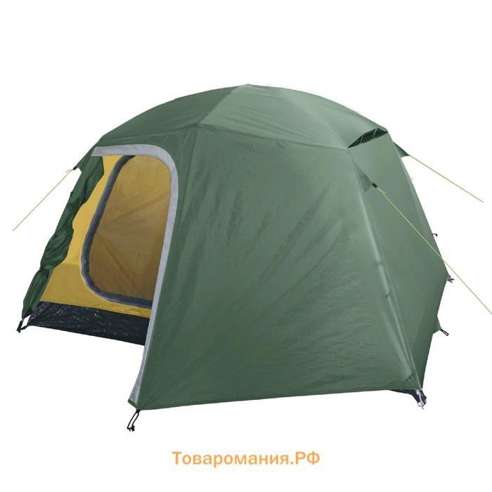 Палатка BTrace Point 2+, двухслойная, 2-местная, цвет зелёный