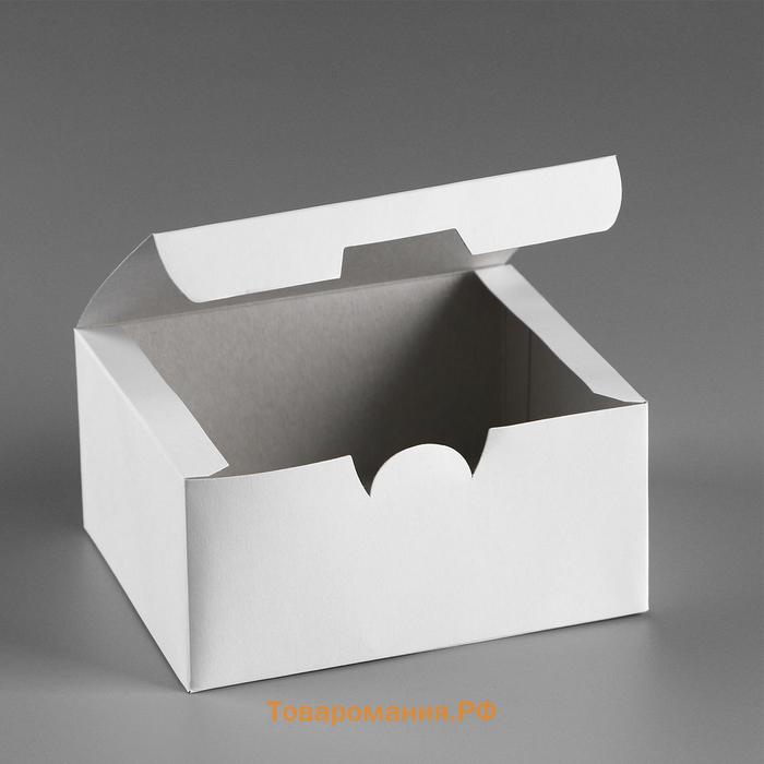Коробка самосборная "Белый" 15 х 9,5 х 7 см