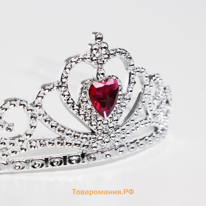 Корона «Сердечко», цвета МИКС