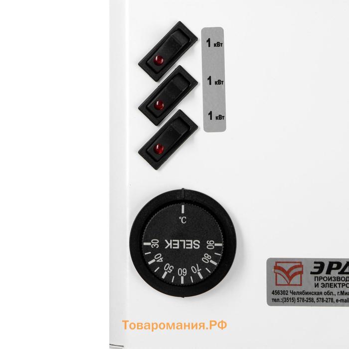 Электрокотел ЭВПМ-3,0 "ЭРДО" Compact, 3 кВт, 220/380 В, с переключением