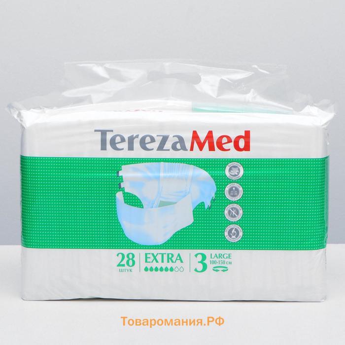 Подгузники для взрослых TerezaMed Extra Large №3, L, 28 шт.