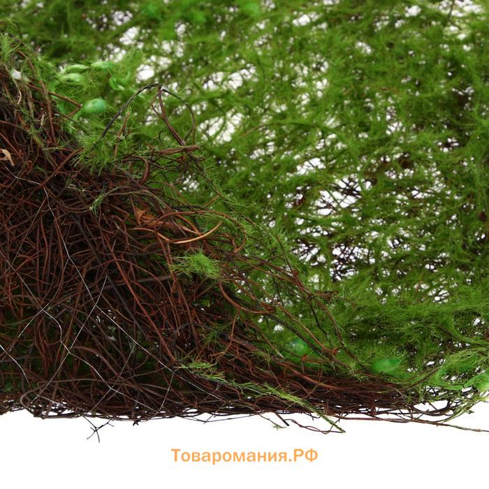 Декоративная панель, 90×40 см, «Мох», Greengo
