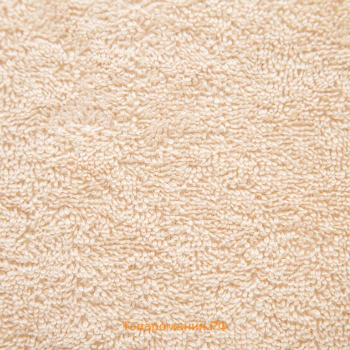 Полотенце махровое  Organic Beige 70х130 см, 100% хлопок, 420гр/м2