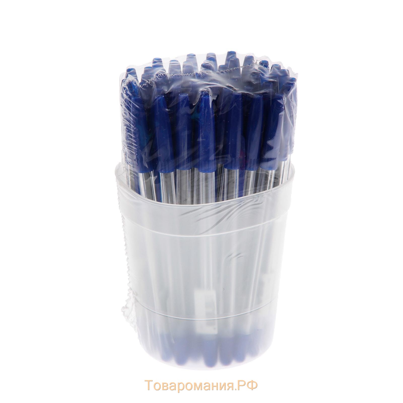 Ручка шариковая СТАММ "111", узел 1.0 мм, чернила синие, стержень 135 мм