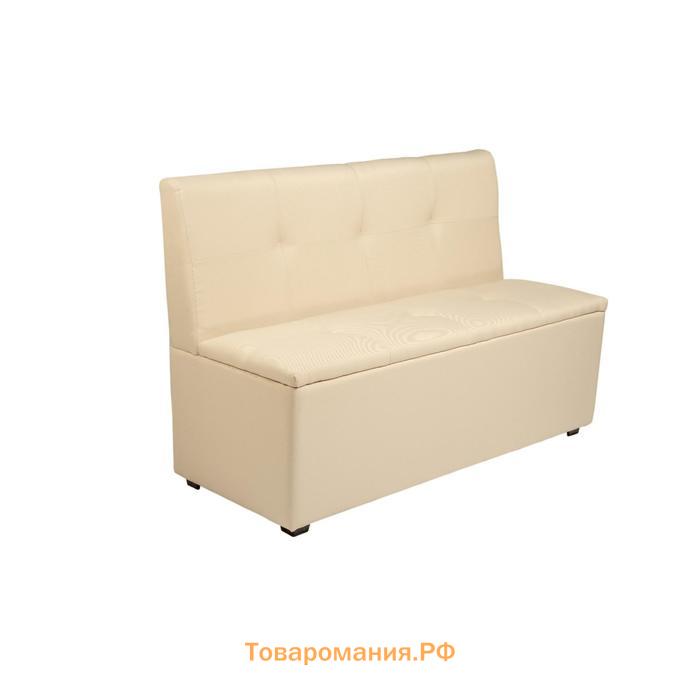 Кухонный диван "Юлия-1", 1000х830х550, рогожка CREAM