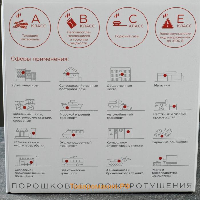 Огнетушитель самосрабатывающий АУПП СФЕРА FINFIRE