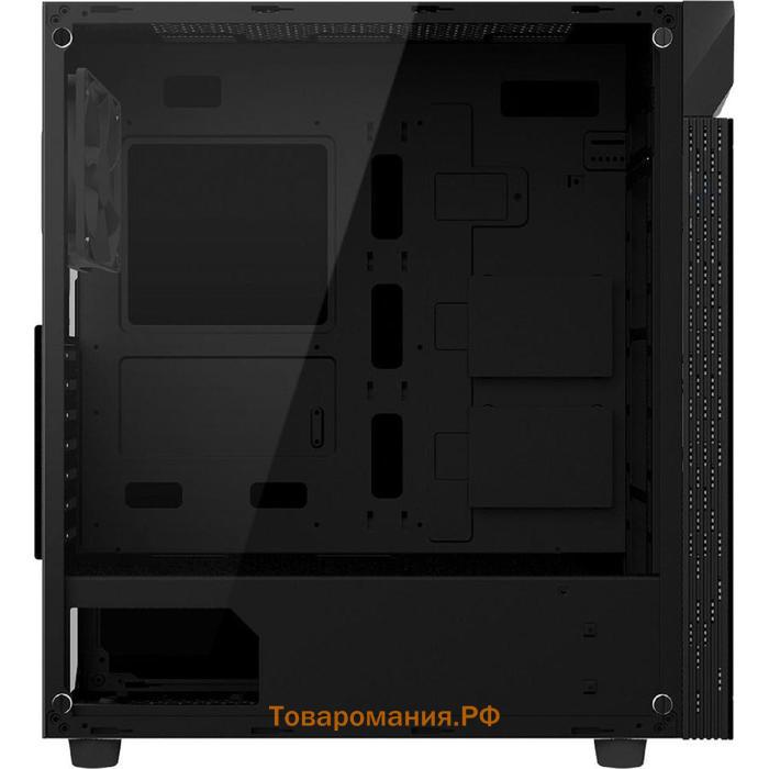 Корпус Gigabyte C200 GB-C200G, без БП, ATX, Midi-Tower, черный