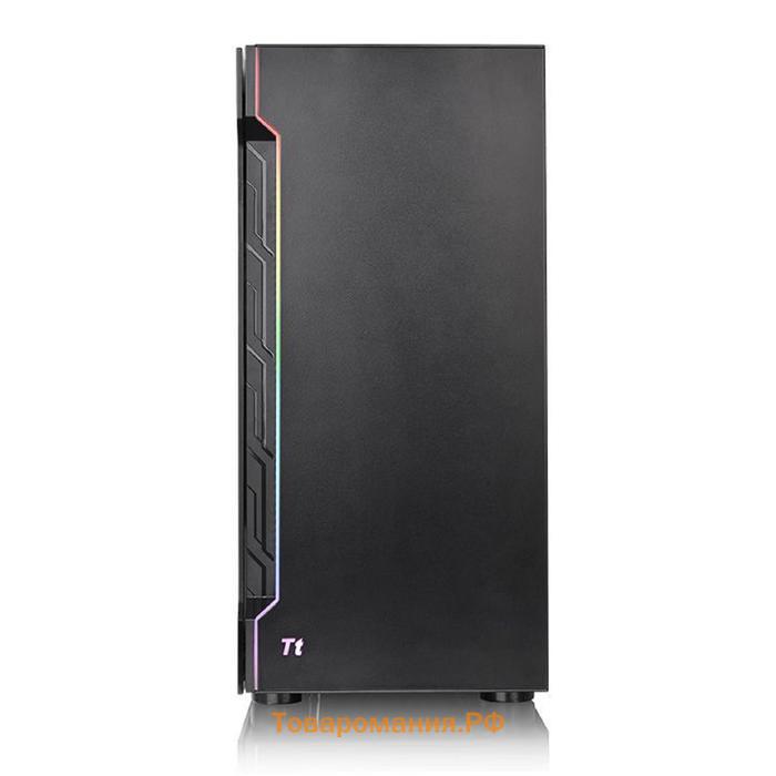 Корпус Thermaltake H200 TG RGB, без БП, ATX, Midi-Tower, черный