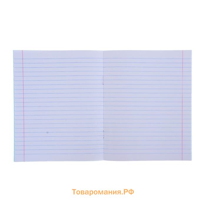 Тетрадь 18 листов в линейку «Зелёная обложка», плотность 58-63 г/м², белые листы