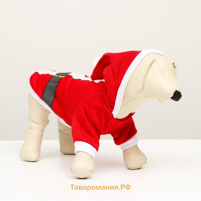 Толстовка для собак Santa, S (ДС 25, ОГ 35 см)