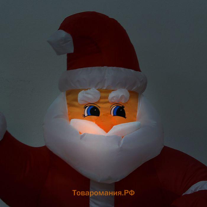 Надувная фигура "Дед Мороз" приветствует, 180 см