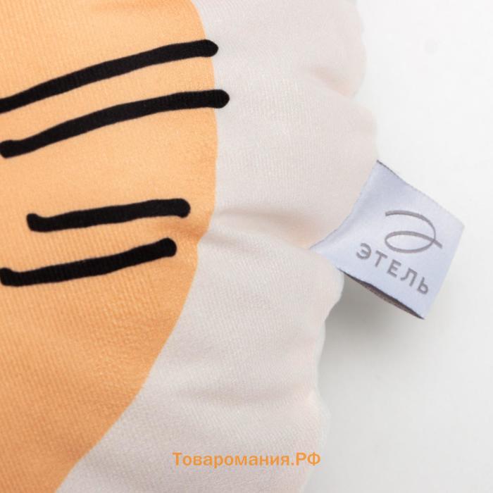 Подушка декоративная  «Тигр», 40х40 см, велюр, 100% полиэстер