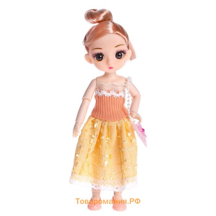 Кукла модная шарнирная «Челси» в платье, МИКС