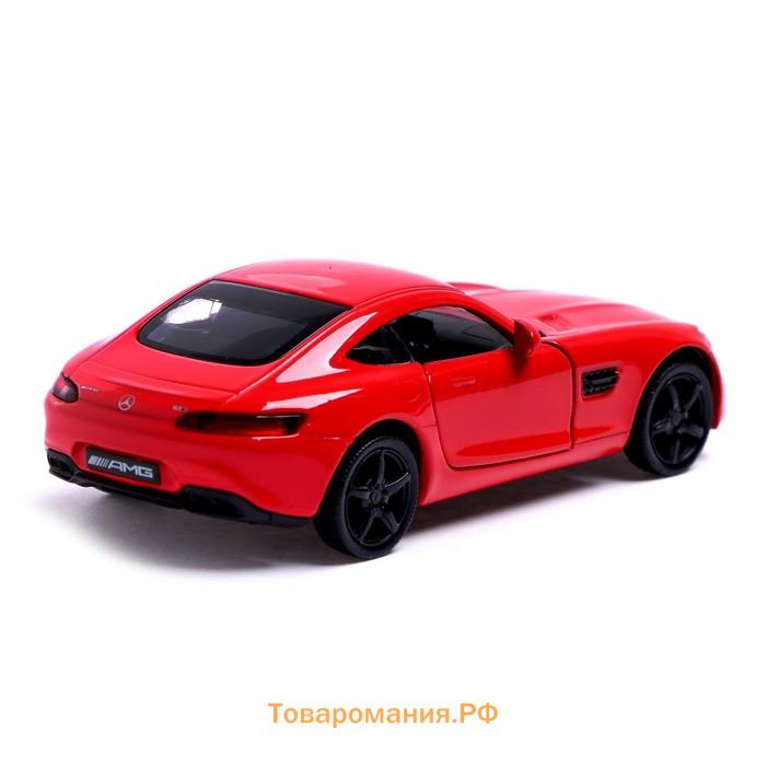 Машина металлическая MERCEDES-AMG GT S, 1:32, открываются двери, инерция, цвет красный